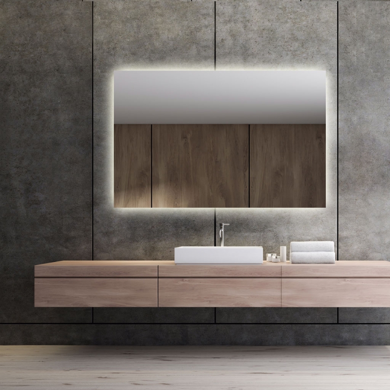 Spogulis ar LED apgaismojumu Isabella (120x80cm)